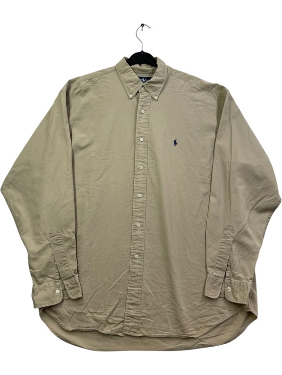 RALPH LAUREN ΠΟΥΚΑΜΙΣΟ CLASSIC BEIGE ΑΝΤΡΙΚΟ PRE OWNED XL