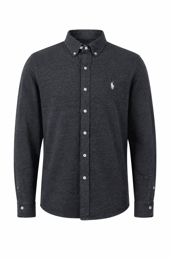RALPH LAUREN ΠΟΥΚΑΜΙΣΟ CLASSIC CHARCOAL ΑΝΤΡΙΚΟ PRE OWNED L