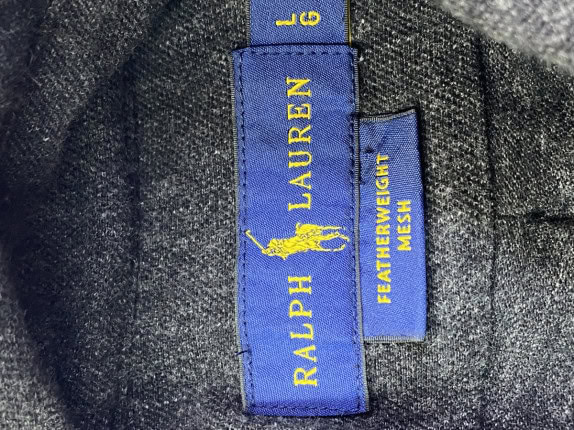 RALPH LAUREN ΠΟΥΚΑΜΙΣΟ CLASSIC CHARCOAL ΑΝΤΡΙΚΟ PRE OWNED L
