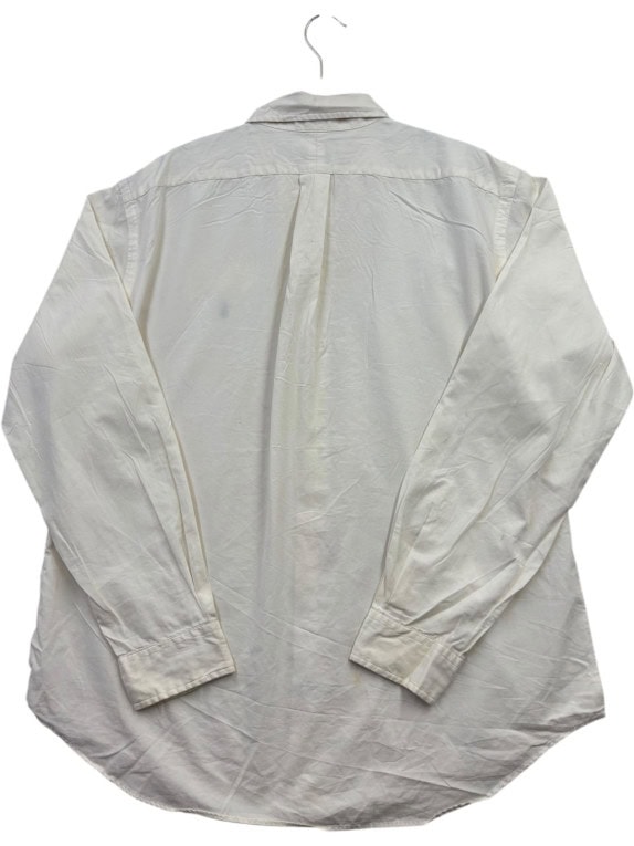 RALPH LAUREN SHIRT CLASSIC CREAM MENS PRE OWNED L