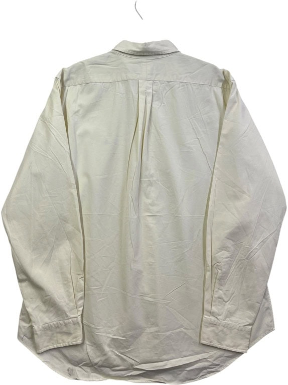 RALPH LAUREN CAMICIA BUTTON DOWN CLASSIC FIT OFF WHITE UOMO PRE OWNED L
