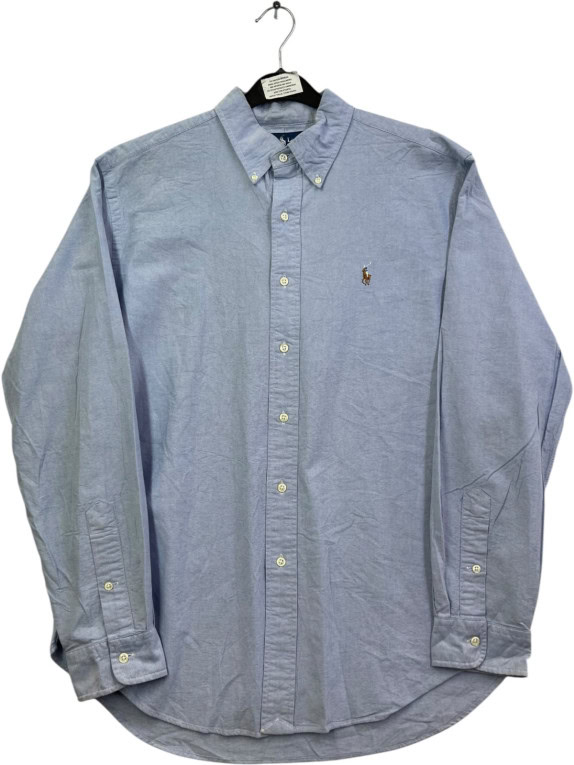 RALPH LAUREN ΠΟΥΚΑΜΙΣΟ CLASSIC ΓΑΛΑΖΙΟ ΑΝΤΡΙΚΟ PRE OWNED L