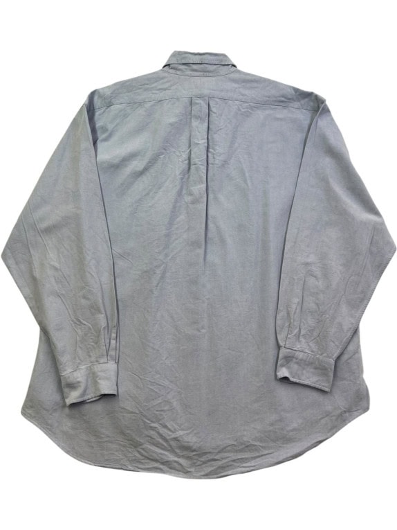 RALPH LAUREN CAMICIA OXFORD CLASSIC AZZURRO UOMO PRE OWNED L