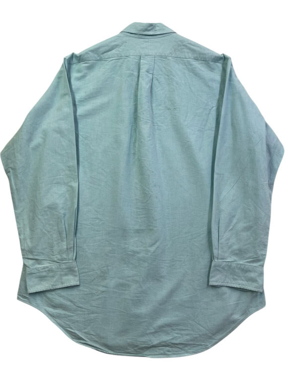 RALPH LAUREN BUTTON DOWN SHIRT CLASSIC LIGHT BLUE MENS PRE OWNED L
