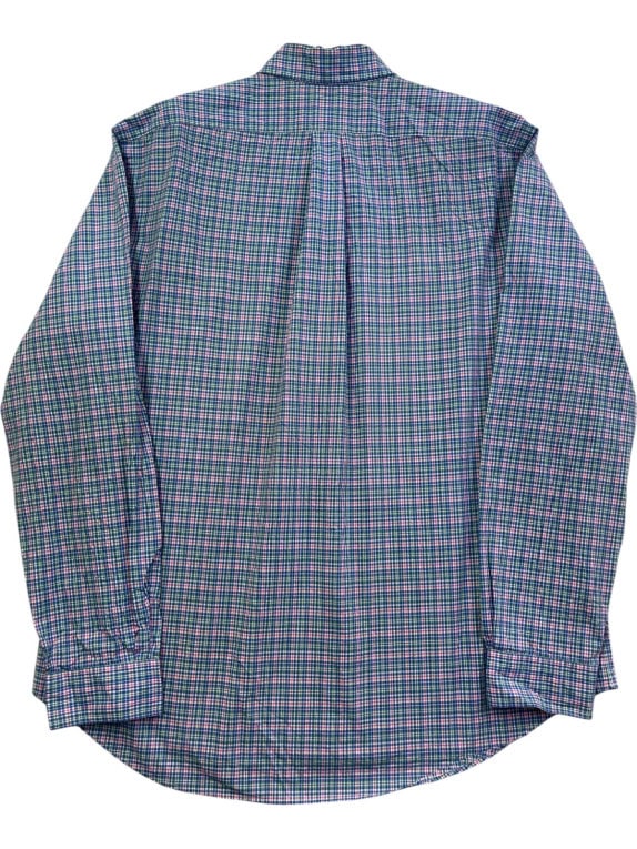 RALPH LAUREN ΠΟΥΚΑΜΙΣΟ CLASSIC ΚΑΡΟ ΜΠΛΕ ΑΝΤΡΙΚΟ PRE OWNED XL