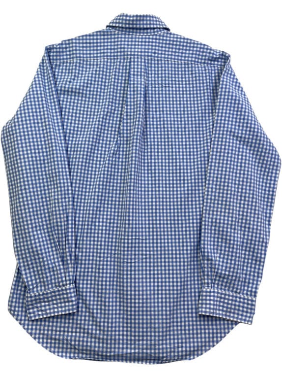 RALPH LAUREN ΠΟΥΚΑΜΙΣΟ CLASSIC ΚΑΡΟ ΜΠΛΕ ΑΝΤΡΙΚΟ PRE OWNED M