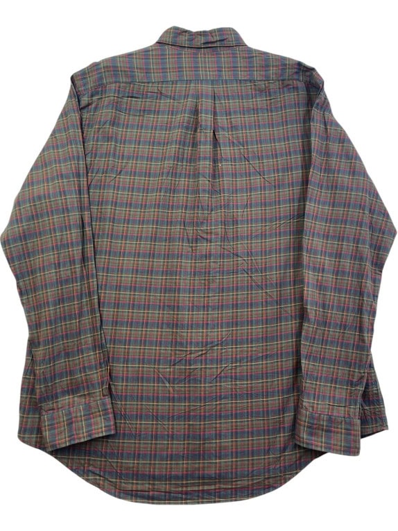 RALPH LAUREN ΠΟΥΚΑΜΙΣΟ CLASSIC ΚΑΡΟ NAVY ΑΝΤΡΙΚΟ PRE OWNED XL