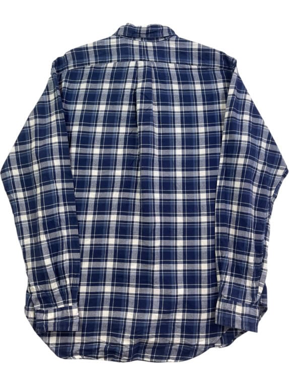RALPH LAUREN ΠΟΥΚΑΜΙΣΟ CLASSIC ΚΑΡΟ NAVY ΑΝΤΡΙΚΟ PRE OWNED M