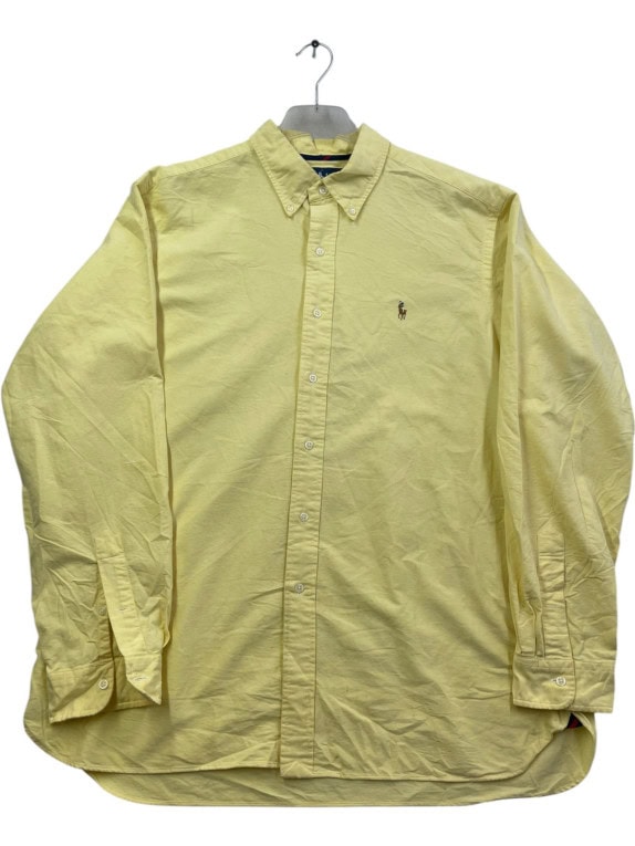 RALPH LAUREN ΠΟΥΚΑΜΙΣΟ CLASSIC ΚΙΤΡΙΝΟ ΑΝΤΡΙΚΟ PRE OWNED XL