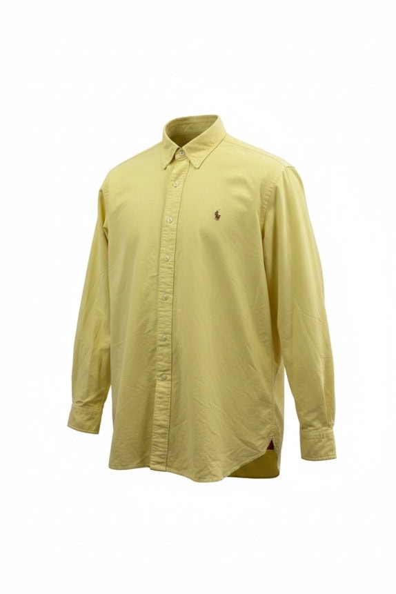 RALPH LAUREN ΠΟΥΚΑΜΙΣΟ CLASSIC ΚΙΤΡΙΝΟ ΑΝΤΡΙΚΟ PRE OWNED XL