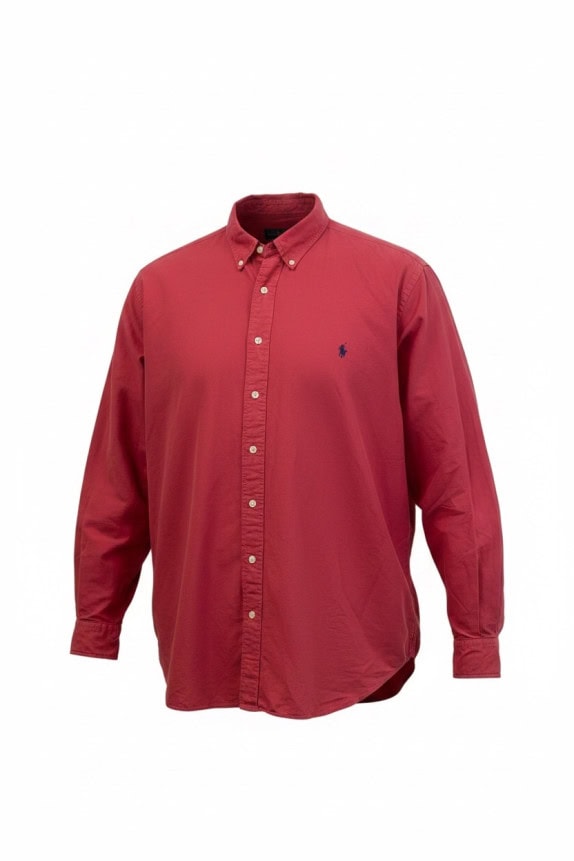 RALPH LAUREN ΠΟΥΚΑΜΙΣΟ CLASSIC ΚΟΚΚΙΝΟ ΑΝΤΡΙΚΟ PRE OWNED XXL