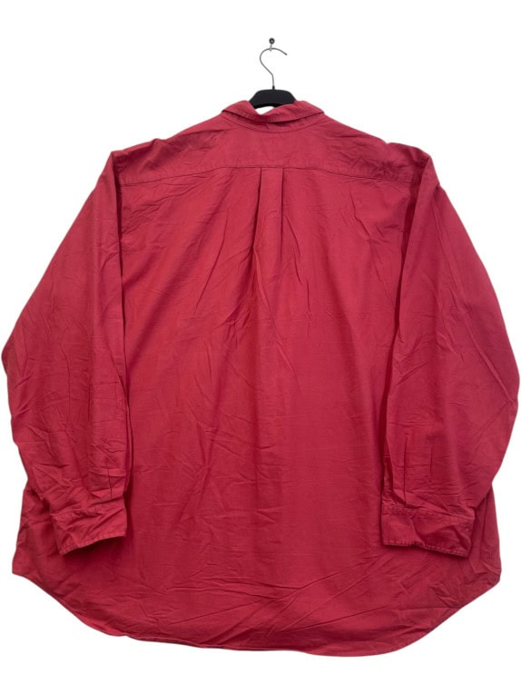 RALPH LAUREN CAMICIA BUTTON DOWN CLASSIC ROSSA UOMO PRE OWNED XXL