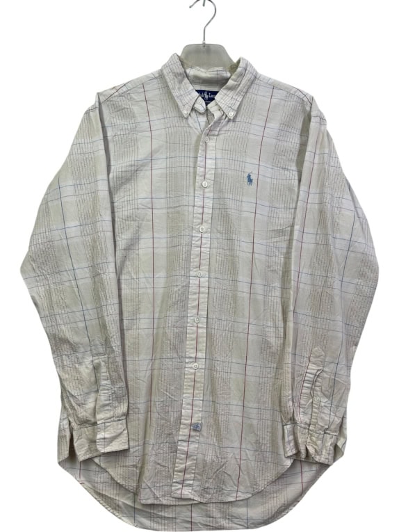RALPH LAUREN CAMICIA CLASSIC CREAM UOMO PRE OWNED L