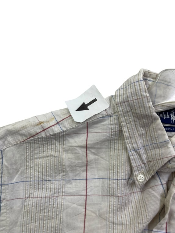 RALPH LAUREN CAMICIA CLASSIC CREAM UOMO PRE OWNED L