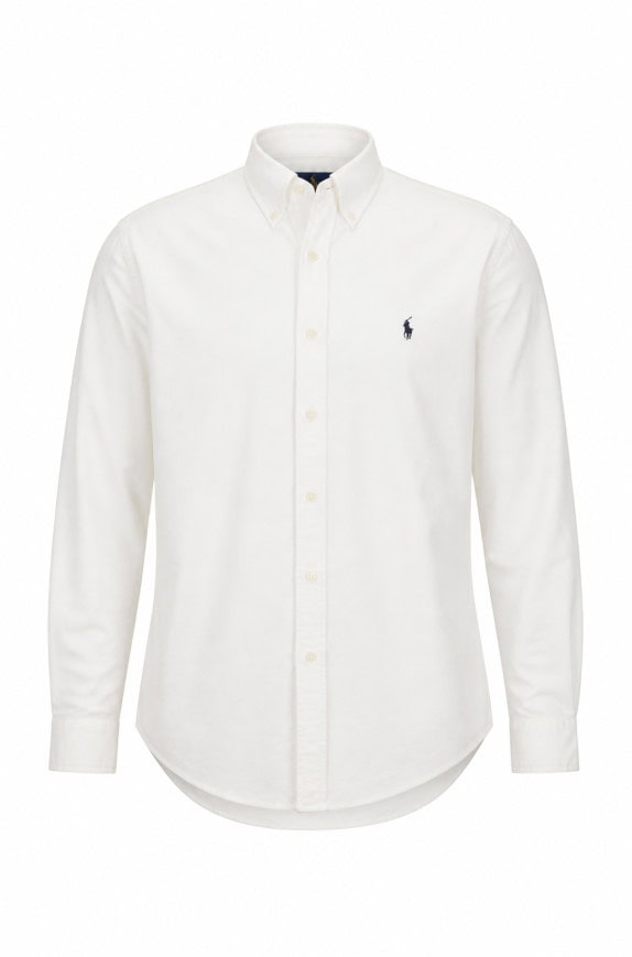 RALPH LAUREN ΠΟΥΚΑΜΙΣΟ CLASSIC ΛΕΥΚΟ ΑΝΤΡΙΚΟ PRE OWNED XL