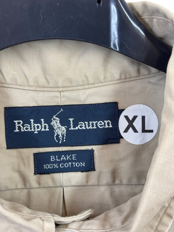 RALPH LAUREN ΠΟΥΚΑΜΙΣΟ CLASSIC ΜΠΕΖ ΑΝΤΡΙΚΟ PRE OWNED XL