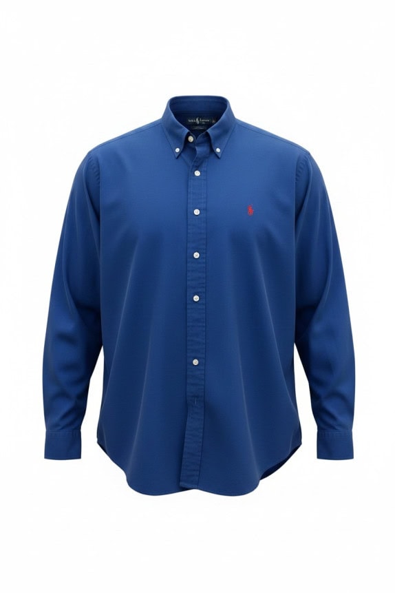 RALPH LAUREN ΠΟΥΚΑΜΙΣΟ CLASSIC ΜΠΛΕ ΑΝΔΡΙΚΟ PRE OWNED XXL