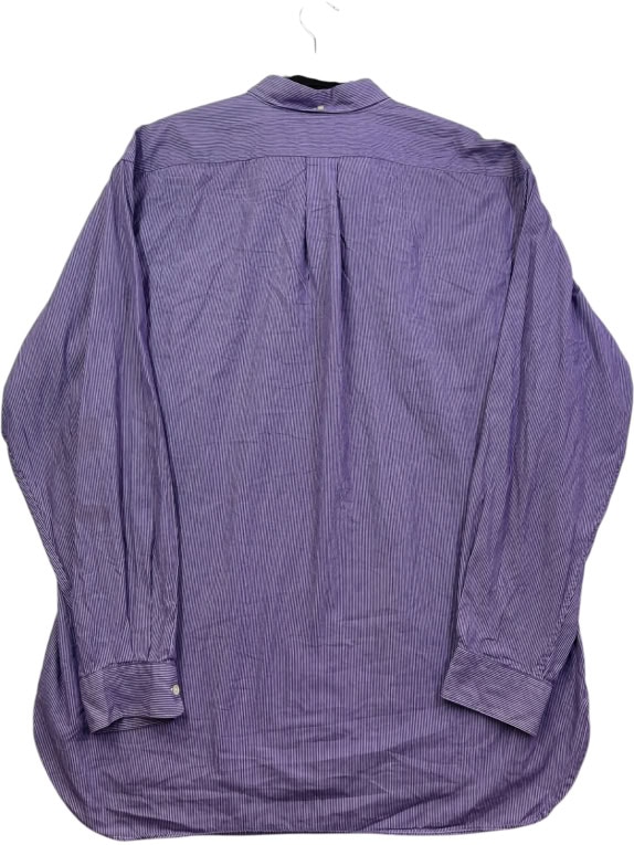 RALPH LAUREN CAMICIA CLASSIC VIOLA UOMO PRE OWNED XL