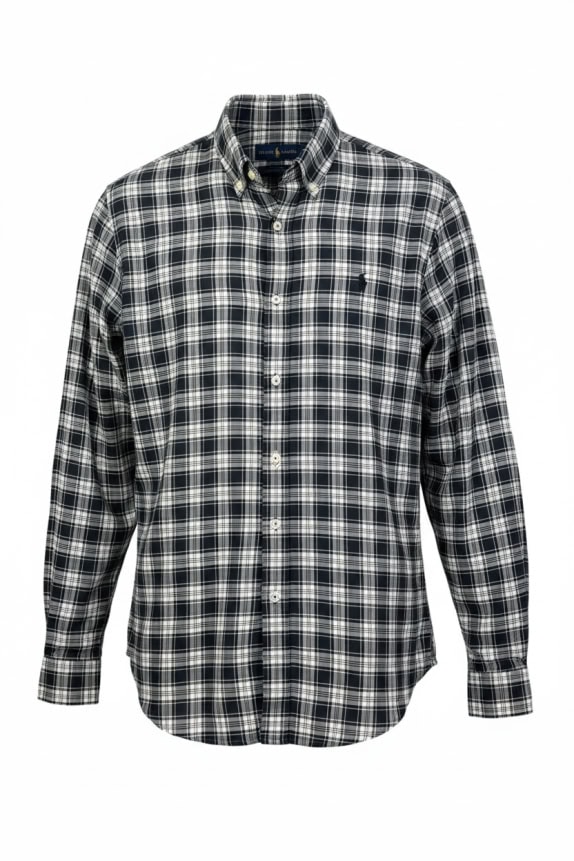 RALPH LAUREN ΠΟΥΚΑΜΙΣΟ CLASSIC NAVY ΑΝΤΡΙΚΟ PRE OWNED L