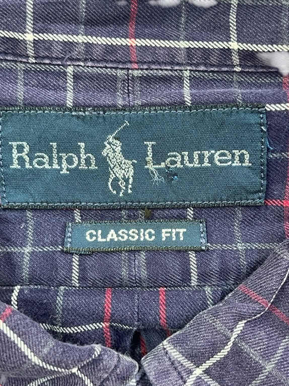 RALPH LAUREN ΠΟΥΚΑΜΙΣΟ CLASSIC NAVY ΑΝΤΡΙΚΟ PRE OWNED
