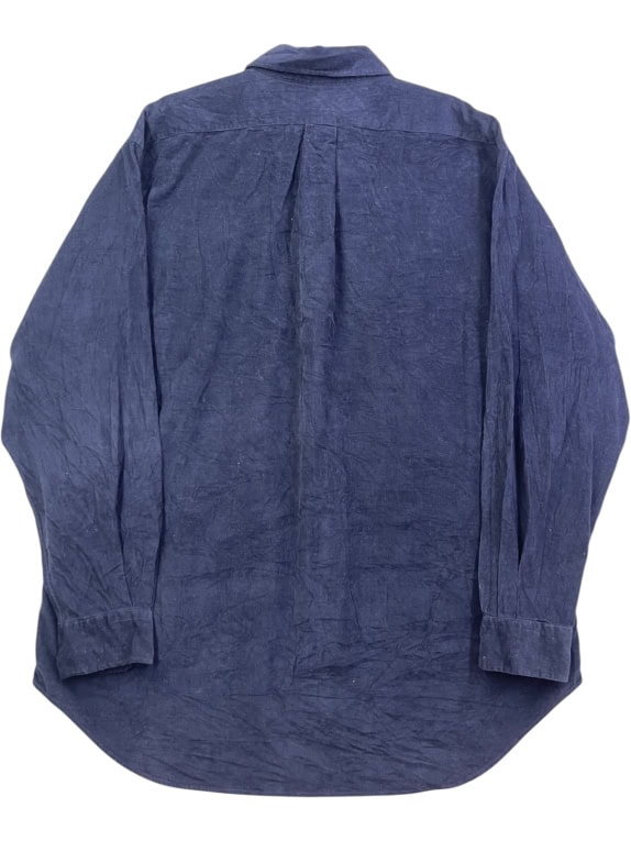 RALPH LAUREN SHIRT CLASSIC NAVY MEN PRE OWNED L