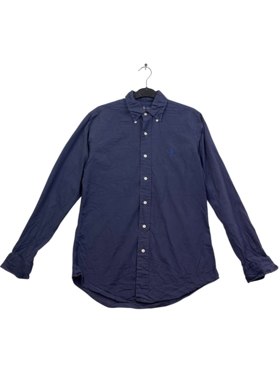 RALPH LAUREN CAMICIA CLASSIC NAVY UOMO PRE OWNED S