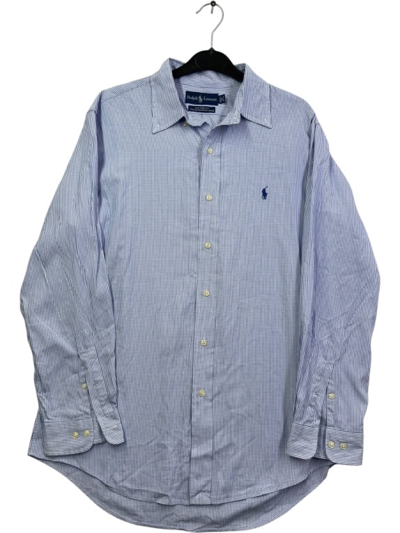 RALPH LAUREN CAMICIA CLASSIC NAVY UOMO PRE OWNED