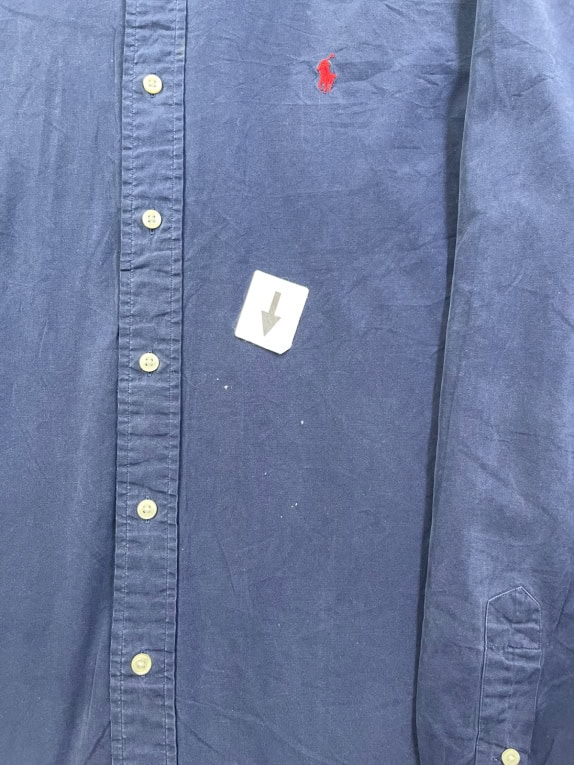RALPH LAUREN ΠΟΥΚΑΜΙΣΟ CLASSIC NAVY ΑΝΤΡΙΚΟ PRE OWNED XL