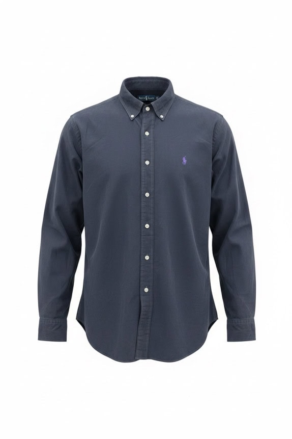 RALPH LAUREN ΠΟΥΚΑΜΙΣΟ CLASSIC NAVY ΑΝΤΡΙΚΟ PRE OWNED XL
