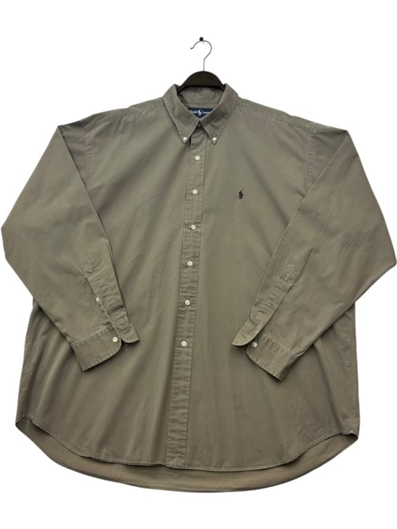 RALPH LAUREN ΠΟΥΚΑΜΙΣΟ CLASSIC OLIVE ΑΝΤΡΙΚΟ PRE OWNED XXL