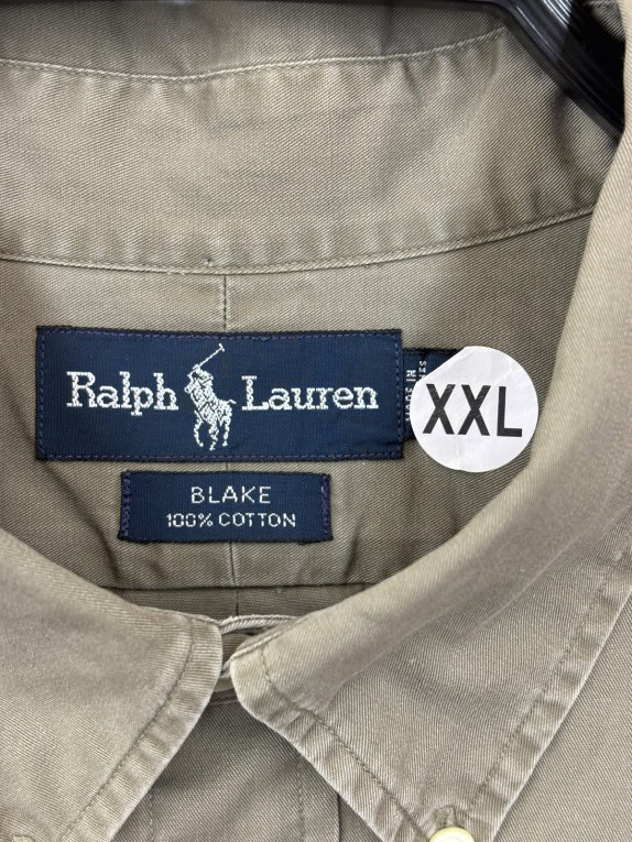 RALPH LAUREN ΠΟΥΚΑΜΙΣΟ CLASSIC OLIVE ΑΝΤΡΙΚΟ PRE OWNED XXL