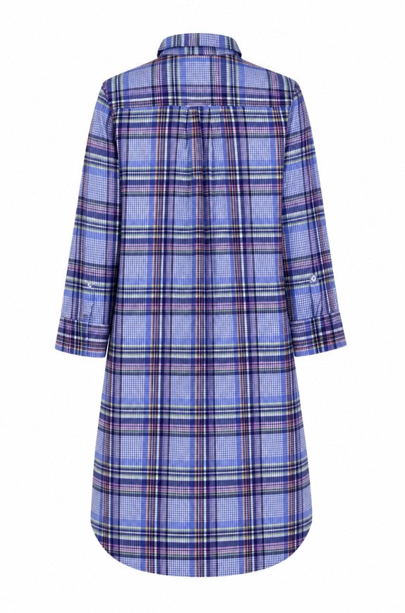 RALPH LAUREN ΠΟΥΚΑΜΙΣΟ CLASSIC ΠΛΑΪΔΕ ΜΠΛΕ ΓΥΝΑΙΚΕΙΟ PRE OWNED S