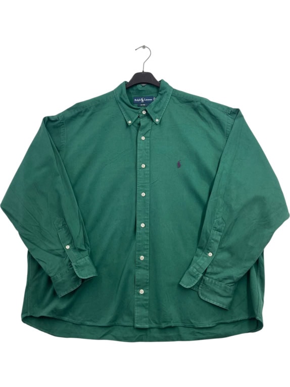 RALPH LAUREN CAMICIA CLASSIC VERDE UOMO PRE OWNED XL