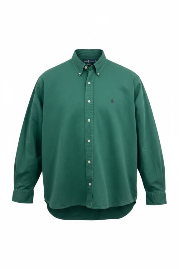 RALPH LAUREN ΠΟΥΚΑΜΙΣΟ CLASSIC ΠΡΑΣΙΝΟ ΑΝΤΡΙΚΟ PRE OWNED XL