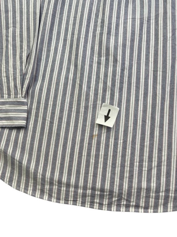 RALPH LAUREN ΠΟΥΚΑΜΙΣΟ CLASSIC ΡΙΓΕ ΓΚΡΙ ΑΝΤΡΙΚΟ PRE OWNED XL