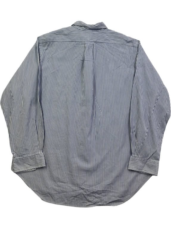 RALPH LAUREN ΠΟΥΚΑΜΙΣΟ CLASSIC ΡΙΓΕ ΜΠΛΕ ΛΕΥΚΟ ΑΝΤΡΙΚΟ PRE OWNED XL
