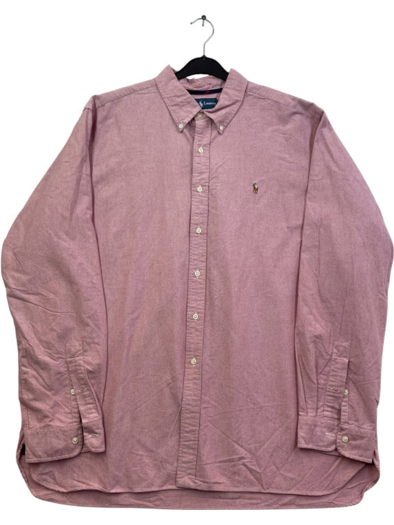RALPH LAUREN BUTTON DOWN SHIRT CLASSIC PINK MENS PRE OWNED XXL