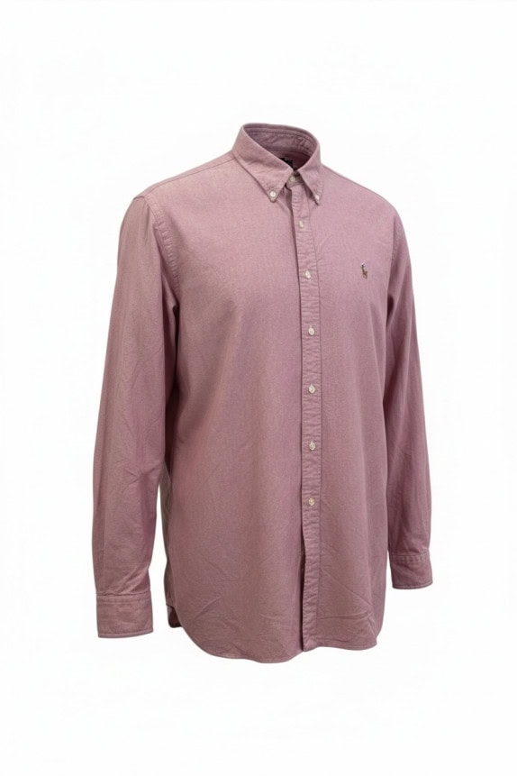 RALPH LAUREN ΠΟΥΚΑΜΙΣΟ CLASSIC ΡΟΖ ΑΝΤΡΙΚΟ PRE OWNED XXL