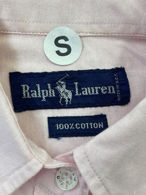 RALPH LAUREN ΠΟΥΚΑΜΙΣΟ EMBROIDERED ΡΟΖ ΓΥΝΑΙΚΕΙΟ PRE OWNED L