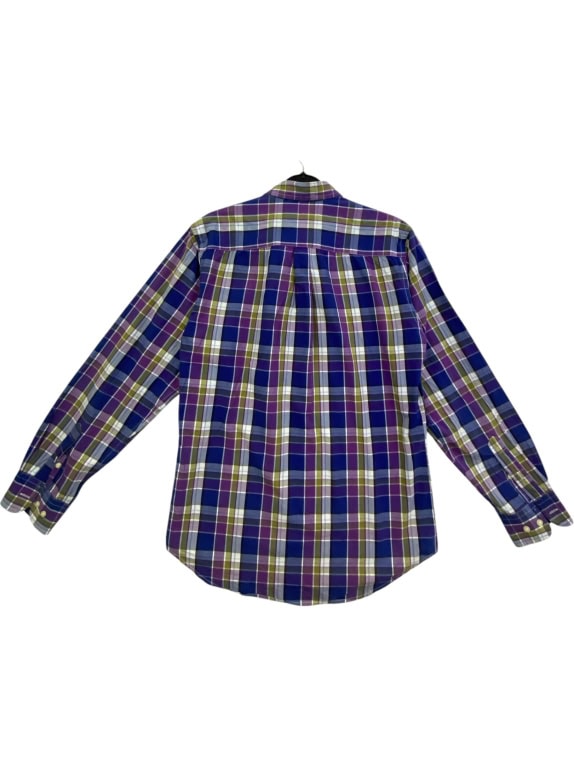 RALPH LAUREN ΠΟΥΚΑΜΙΣΟ ΚΑΡΟ CUSTOM FIT ΛΟΓΟΤΥΠΟ ΠΟΛΥΧΡΩΜΟ UNISEX L