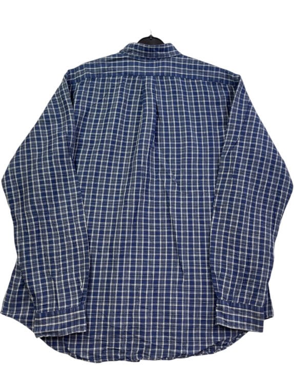 RALPH LAUREN ΠΟΥΚΑΜΙΣΟ ΚΑΡΟ ΜΠΛΕ ΑΝΤΡΙΚΟ PRE OWNED XL
