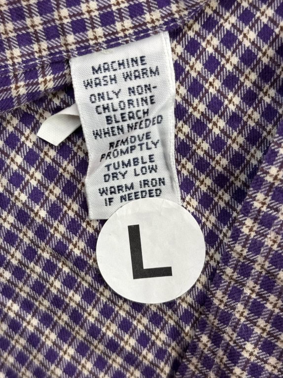 RALPH LAUREN ΠΟΥΚΑΜΙΣΟ ΚΑΡΟ ΜΩΒ ΑΝΤΡΙΚΟ PRE OWNED L
