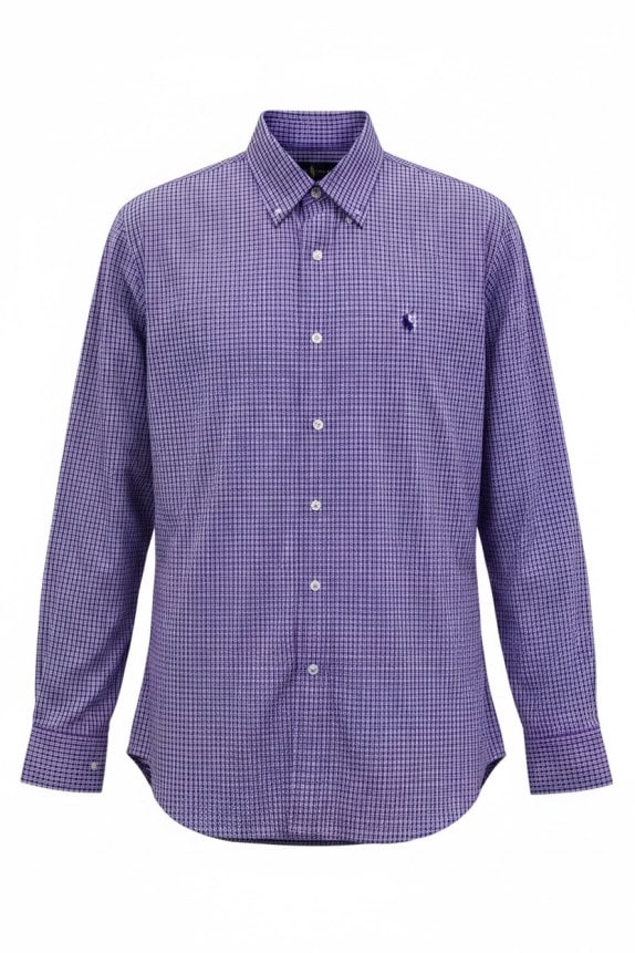 RALPH LAUREN ΠΟΥΚΑΜΙΣΟ ΚΑΡΟ ΜΩΒ ΑΝΤΡΙΚΟ PRE OWNED M