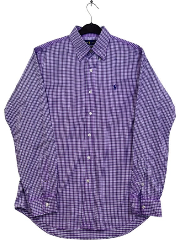 RALPH LAUREN ΠΟΥΚΑΜΙΣΟ ΚΑΡΟ ΜΩΒ ΑΝΤΡΙΚΟ PRE OWNED M