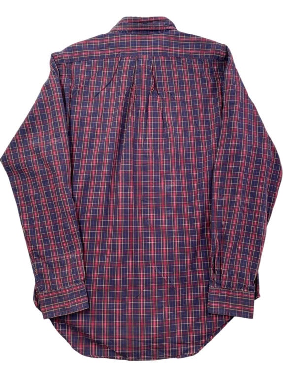 RALPH LAUREN ΠΟΥΚΑΜΙΣΟ ΚΑΡΟ NAVY ΚΟΚΚΙΝΟ ΑΝΤΡΙΚΟ PRE OWNED S