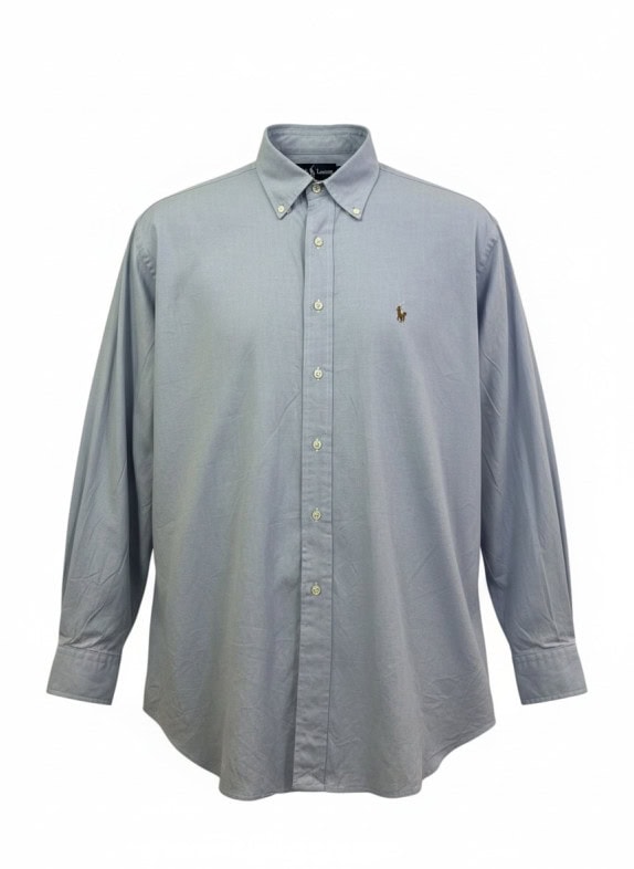 RALPH LAUREN ΠΟΥΚΑΜΙΣΟ ΚΛΑΣΙΚΟ ΓΑΛΑΖΙΟ ΑΝΤΡΙΚΟ PRE OWNED XL