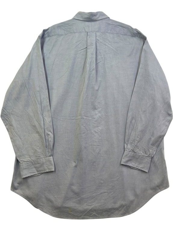 RALPH LAUREN CAMICIA BUTTON DOWN CLASSICA AZZURRA UOMO PRE OWNED XL