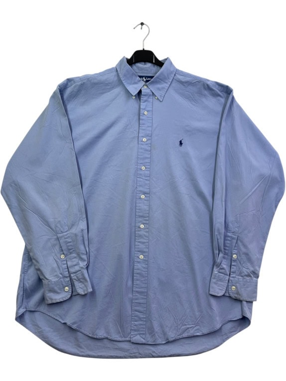RALPH LAUREN ΠΟΥΚΑΜΙΣΟ ΚΛΑΣΙΚΟ ΓΑΛΑΖΙΟ ΑΝΤΡΙΚΟ PRE OWNED XL