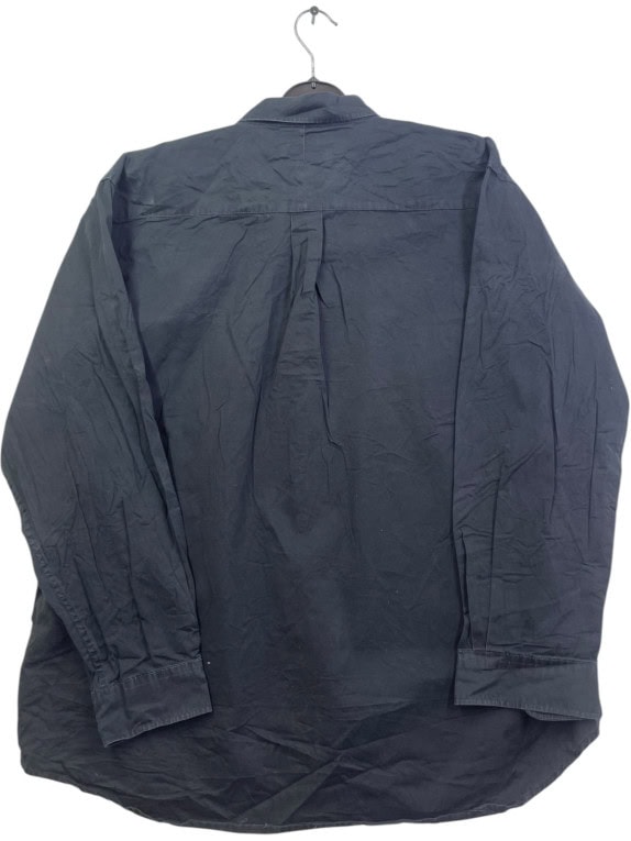 RALPH LAUREN BUTTON DOWN SHIRT CLASSIC BLACK MENS PRE OWNED XL