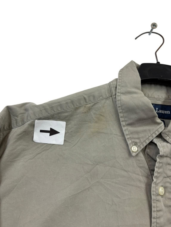 RALPH LAUREN ΠΟΥΚΑΜΙΣΟ ΚΛΑΣΙΚΟ ΜΠΕΖ ΑΝΤΡΙΚΟ PRE OWNED L